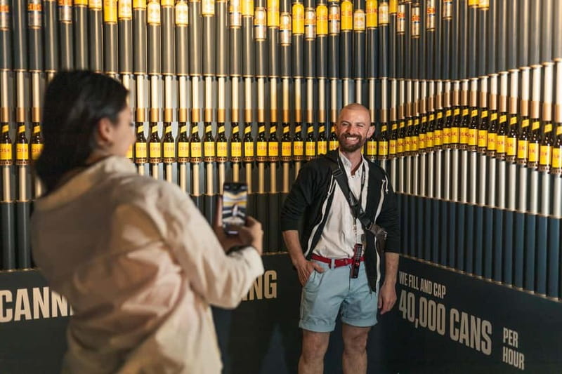 Birkirkara: The Farsons Brewery Entry Ticket and Beer Flight - Using the audio guide at your own speed