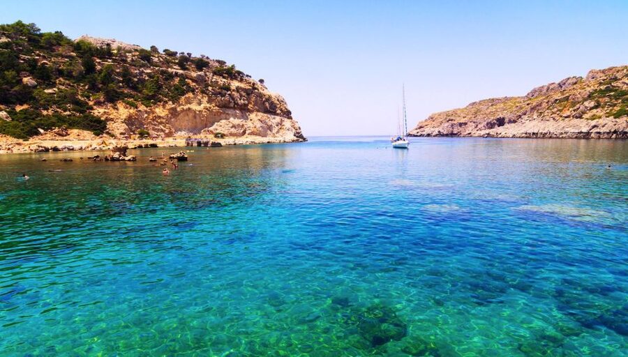 Boat Trip to Anthony Quinn's Bay (Food & Drinks Included) - Anthony Quinn’s Bay: the first water stop