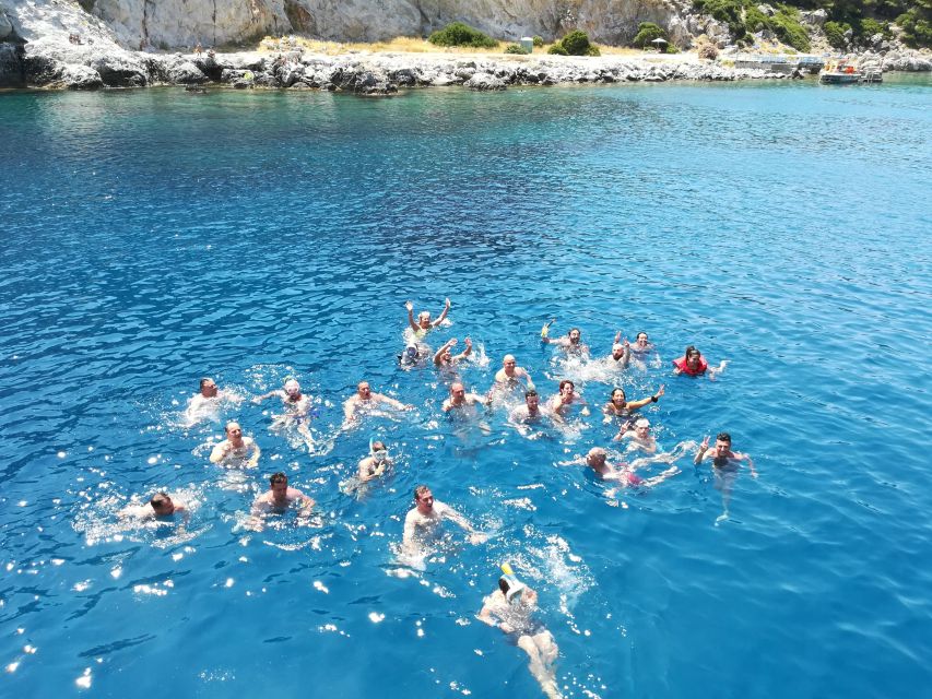 Boat Trip to Anthony Quinn's Bay (Food & Drinks Included) - Ladiko Bay and the buffet lunch