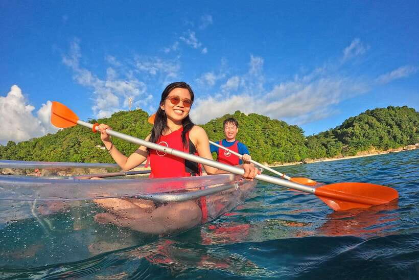 Boracay: Red Whale Party Cruise w/ Snacks & Water Activities - Choosing your water activity