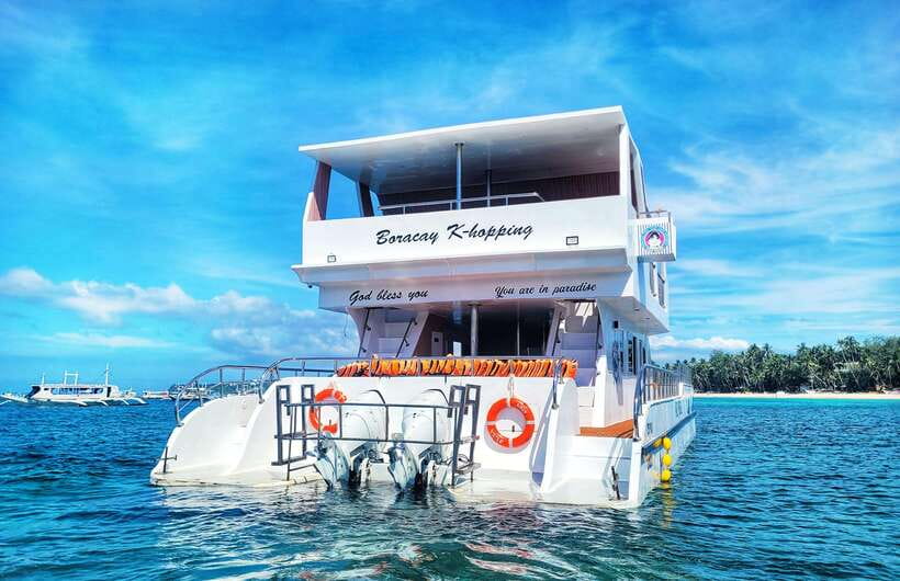 Boracay: Ultimate Party Cruise aboard the Andy World Yacht - Kayak, paddle board, and the mermaid tail