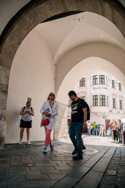 Bratislava: Private Walking Tour with Optional Beer Tasting - Michael’s Gate and the old Hungarian institutions
