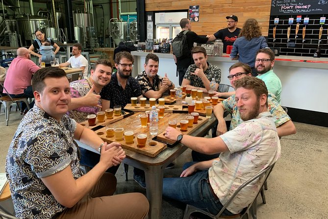 Brisbane Brewery Full Day Tour with Lunch - Green Beacon Brewing Co. starts with variety
