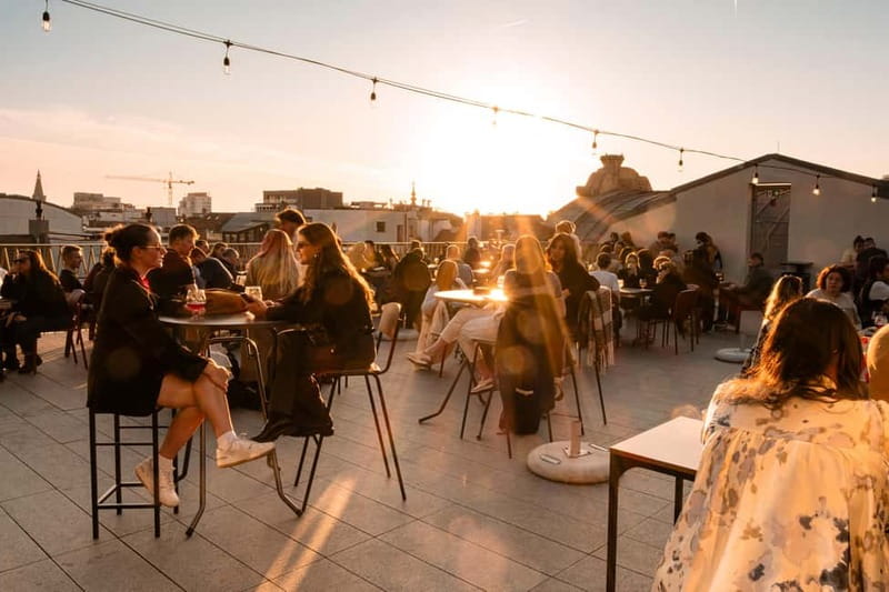 Brussels: Belgian Beer World Ticket with Rooftop & Free Beer - The rooftop Beerlab and the final glass