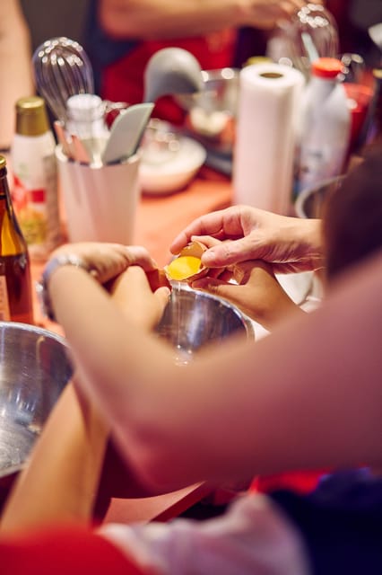 Brussels: Belgian Waffle Making Workshop with Beer Tasting - Cooking Brussels waffles and choosing your toppings
