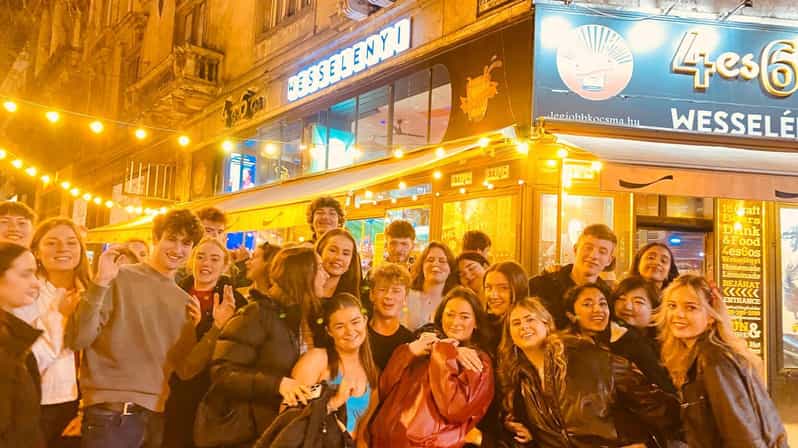 Budapest: Guided Bar Crawl with 1 Hour Open Bar and Shots - Key points at a glance