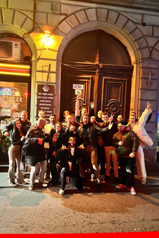 Budapest: Guided Bar Crawl with 1 Hour Open Bar and Shots - Meeting in central Budapest
