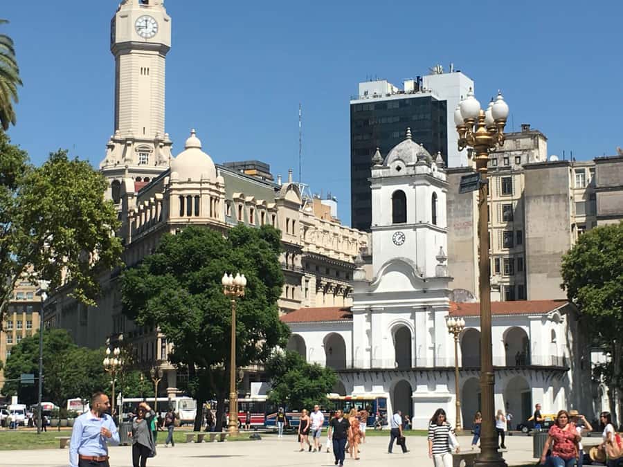 Buenos Aires:Small Group Tour AM & Sunset Open Bar Cruise PM - Floralis Genérica and 30 minutes at France Square