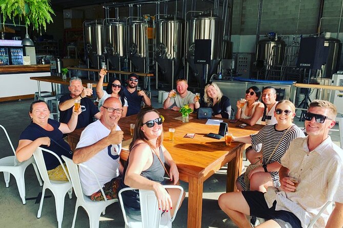 Byron Bay Brewery & Distillery Tour: Tastings, Lunch & transfers - Stone & Wood gives the day a familiar Byron start