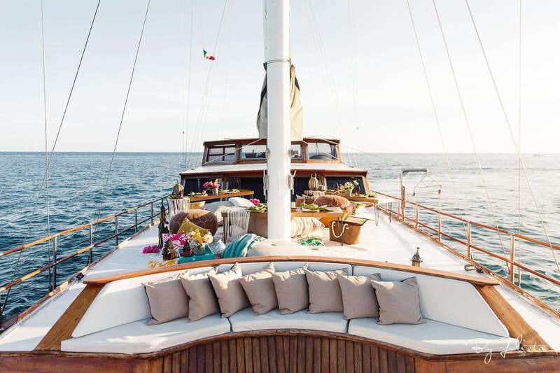 Cabo San Lucas: Sunset Yacht Cruise w/Chef Dinner & Open Bar - Sunset from the Sea of Cortez