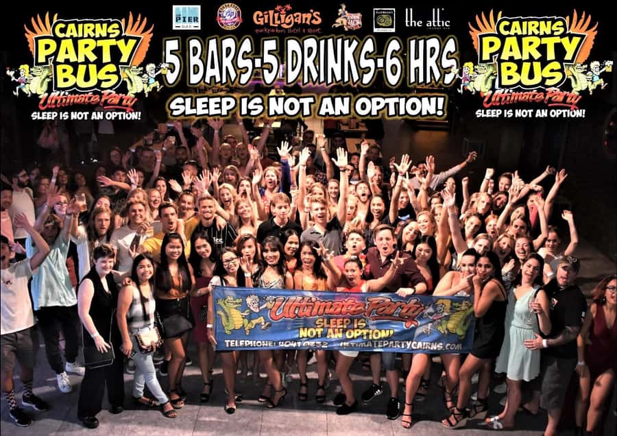 Cairns: Ultimate Party Bus with drinks included - Key points before you book