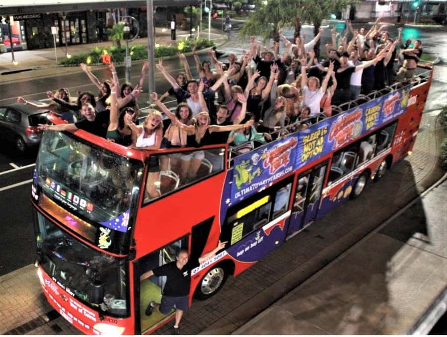 Cairns: Ultimate Party Bus with drinks included - What the party bus adds to the night