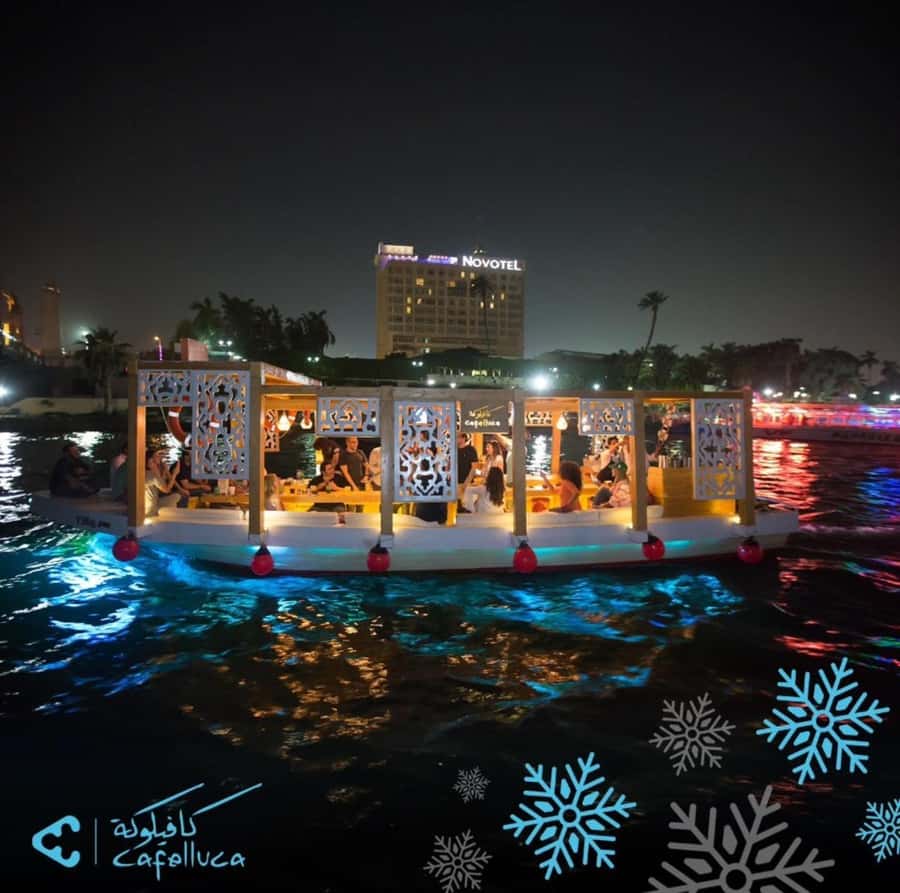 Cairo: Private Felucca Ride, All You Can Drink only - Karaoke, Music, and an Outgoing Crew