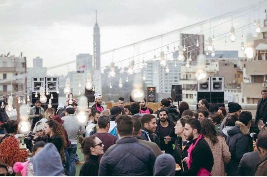 Cairo: Pub Crawl and Speakeasy Bar Tour with 2 Free Drinks - Stop three: rooftop drinks and shisha