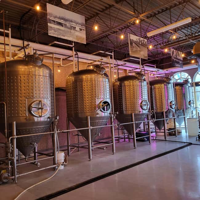 Calgary: Brewery Tours at Award Winning Venues - The first brewery: getting oriented with a flight