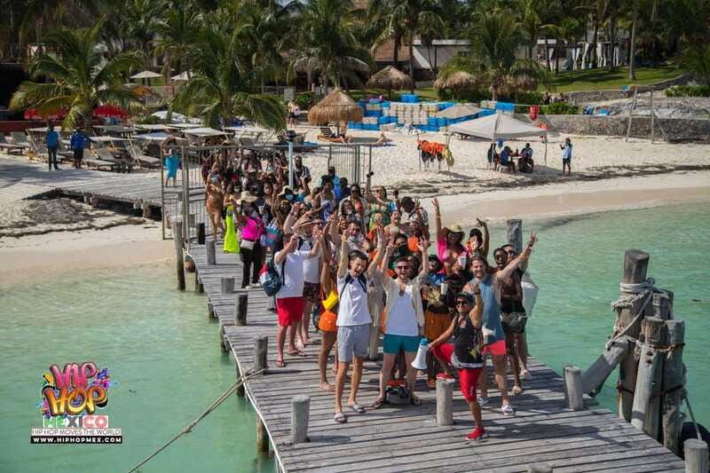 Cancun: Hip Hop Sessions Party Boat Cruise - Swimming and snorkeling in the turquoise water