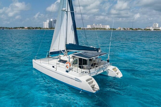 Cancun: Private Catamaran with Open Bar & Snorkeling Option - Starting at Marina Adventure Bay in Cancun