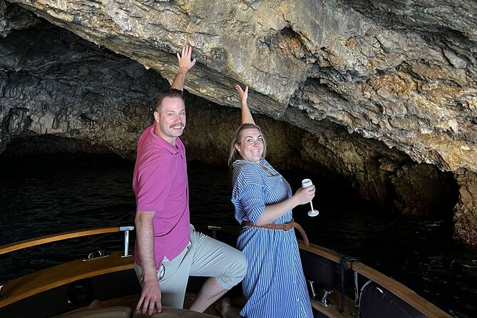 Capri in a Day: Boat Tour + City Visit + Free Bar + Brunch - Three caves with different colors and moods