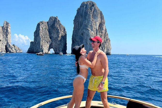 Capri in a Day: Boat Tour + City Visit + Free Bar + Brunch - Punta Ventroso is the main relaxation stop