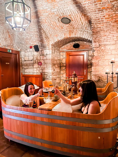 Caroline Bernard Beer Spa Prague with Beer & Massage Option - The take-home bottle is a small but thoughtful finish
