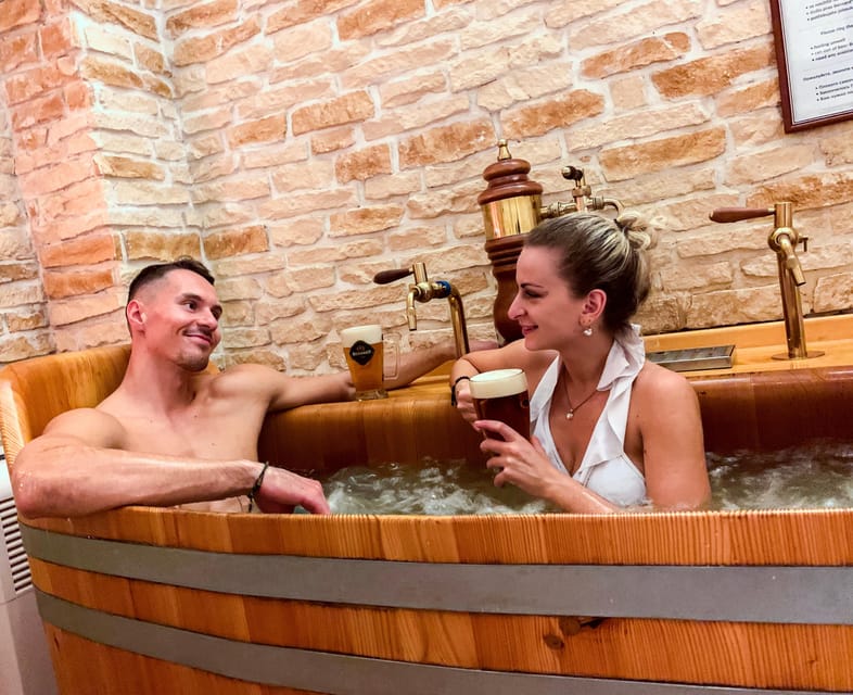 Caroline Bernard Beer Spa Prague with Beer & Massage Option - Unlimited Bernard beer changes the feel of the visit