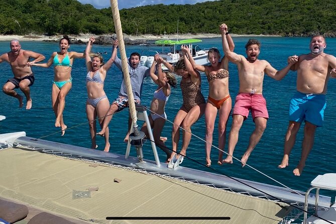 Catamaran Sail to Jost Van Dyke (Soggy Dollar Bar) - Clearing customs in the British Virgin Islands