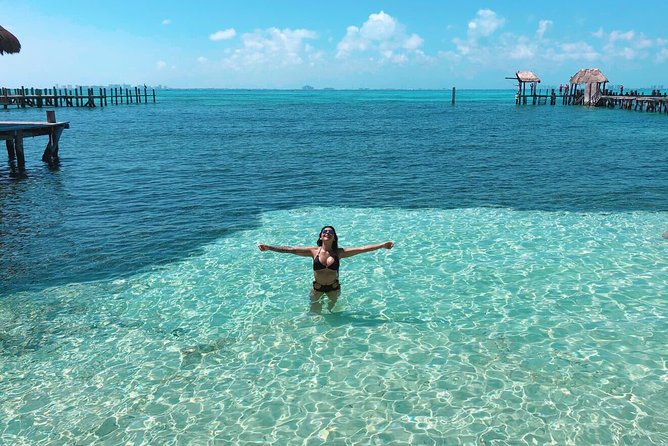 Catamaran Sailing to Isla Mujeres with Snorkeling, Lunch & Open Bar included - The spinnaker ride above the sea
