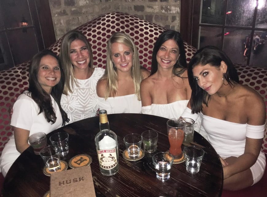 Charleston Bachelorette Pub Crawl - From Vendue Range toward Broad Street
