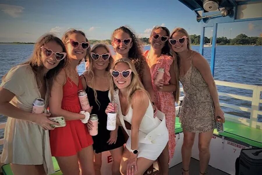 Charleston: Harbor Bar Pedal Boat Party Cruise - Charleston Views From the Ashley River