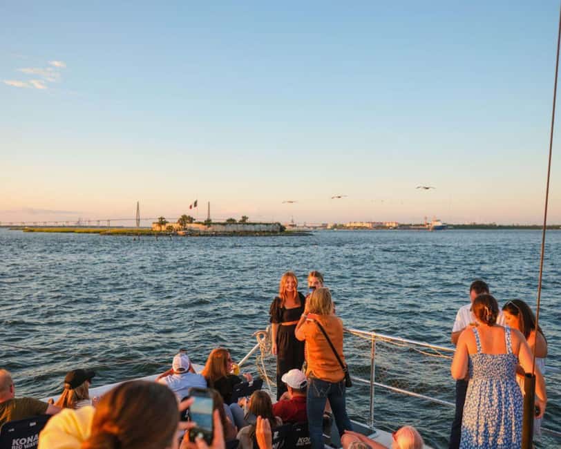 Charleston Harbor Sunset Cruise with Music & Onboard Bar - What this Charleston sunset cruise is really like