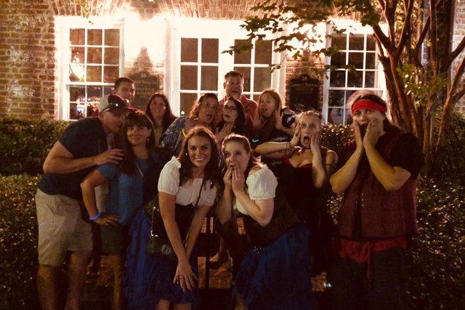 Charleston Haunted Booze and Boos Ghost Walking Tour - Passing the City Market between drinks
