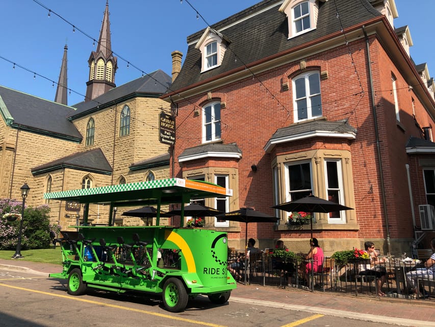 Charlottetown: Solar Food/Drink Party Bike Experience - Food and drink stops along the way