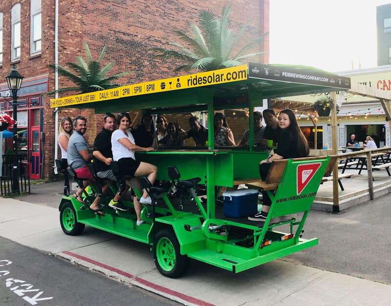Charlottetown: Solar Food/Drink Party Bike Experience - How much value do you get for $60?