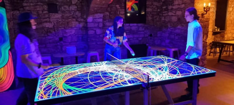 Crew Bar Prague: Open bar, ping pong or shuffleboard game - Making sense of the $90 group price