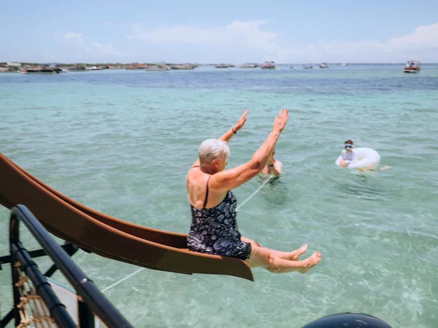Destin: Tiki Pub Crab Island Sandbar Cruise with Waterslide - Who Will Enjoy This Cruise Most?