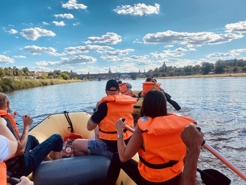 Dresden: Private Inflatable Boat Tour with Beer Garden Stop - What to bring for a comfortable outing