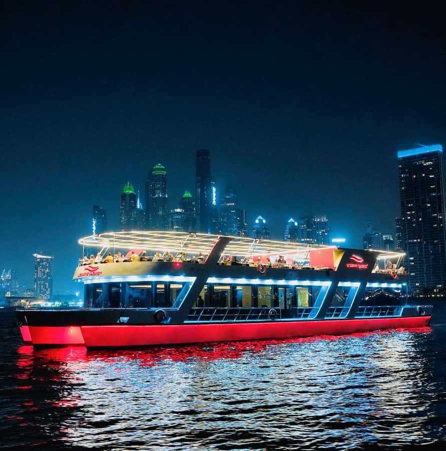 Dubai: Sunset or Dinner Cruise with Live Music & Open Bar - Key things to know before you book