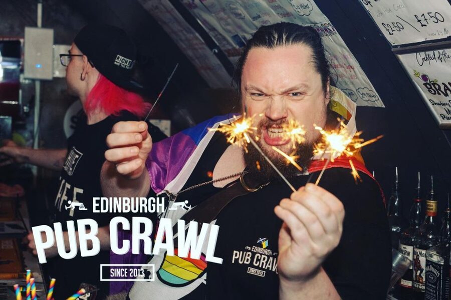 Edinburgh: The Original Pub Crawl 7 Bars 7 Shots & Discounts - Stop four: the party reaches full speed