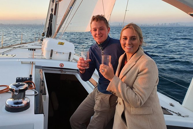 Exclusive Barcelona Private Luxury Sailing Cruise with Open Bar - Harbor sights before the sails go up