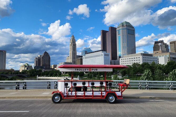 Explore Columbus on The Trolley Pub - The electric assist changes the effort level