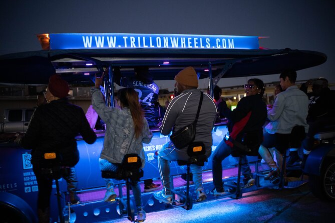 Explore Houston’s Hip Hop Culture on a 100% Motorized Party Bike - Key points to know before you book