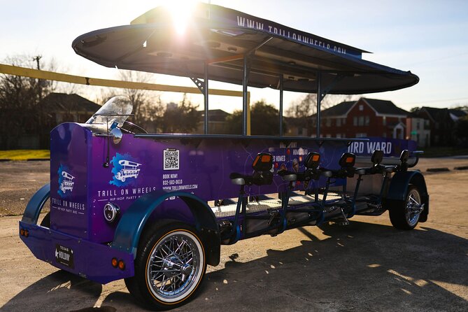 Explore Houston’s Hip Hop Culture on a 100% Motorized Party Bike - Savoy Ice House in the Historic Third Ward