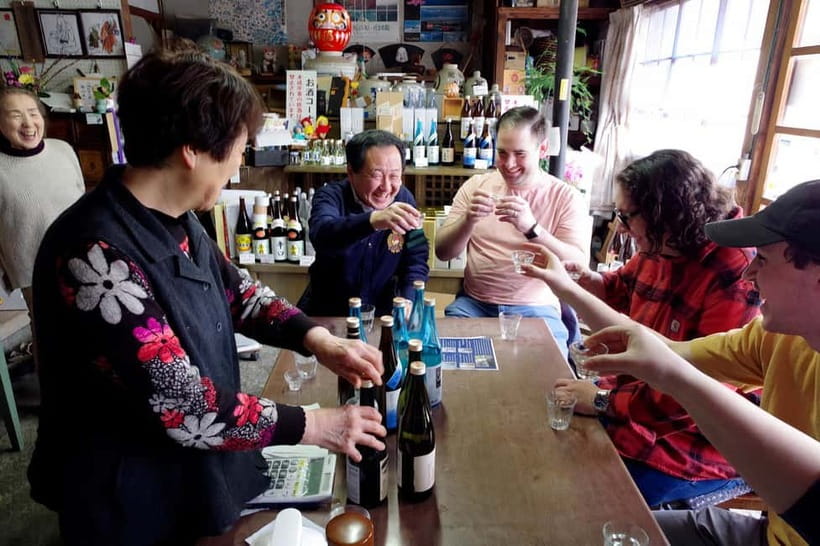 Explore Matsumoto: Castle, Sake & Taste of Local Life - A sake tasting at a historic brewery