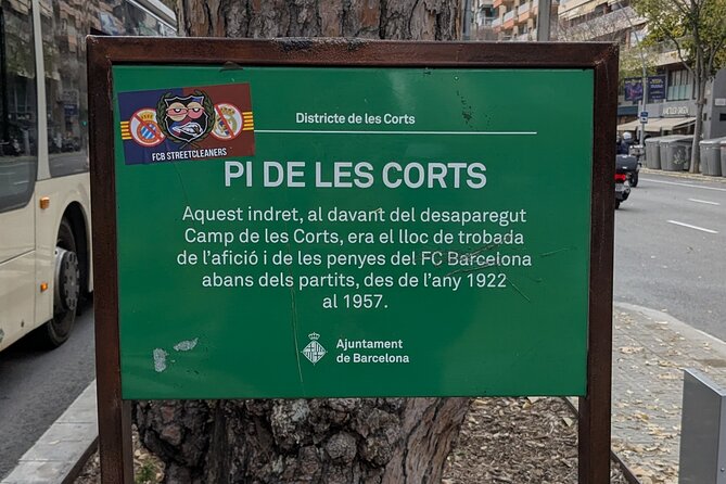 FC Barcelona History Immersive Walking Tour - Beer Included - Camp Nou during its major renovation