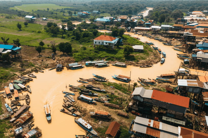 Floating Village Tour with Khmer Meal & Beer - From Mad Monkey to Tonle Sap