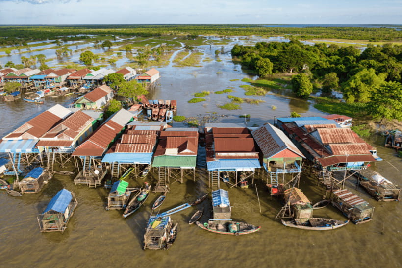 Floating Village Tour with Khmer Meal & Beer - One hour among the floating villages