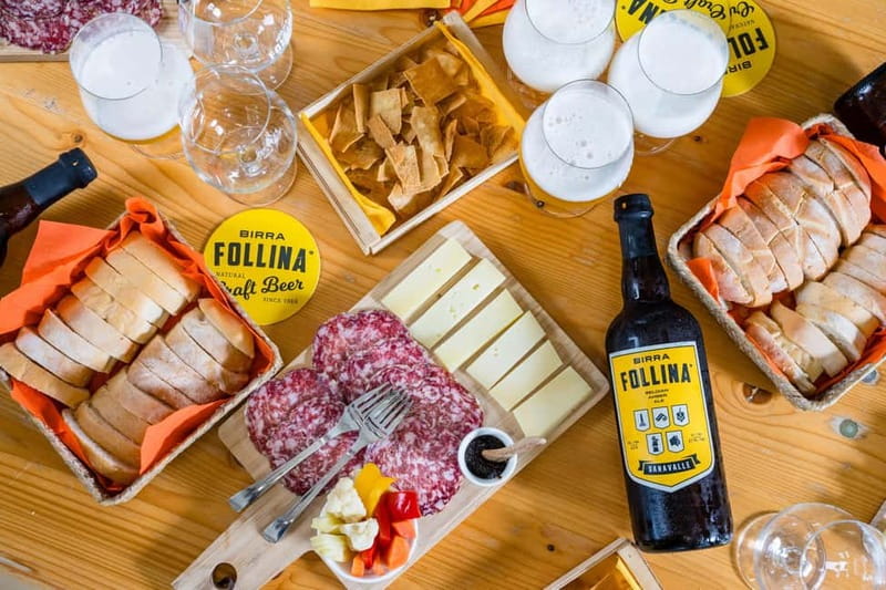 Follina: Visit to a craft brewery, 3 beers and local specialities ITA - The unusual finish: Primo Malto beer distillate