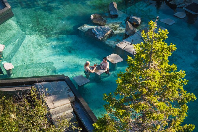 Forest Lagoon Admission Ticket with Towel and One Drink included - The 37°C Warm Pools