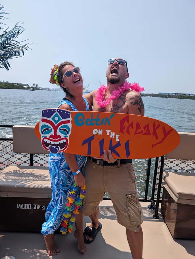 Fort Myers Beach: Adults only BYOB Tiki Pub Daytime Cruise - Leaving Excursions Marina for the Fort Myers back bays