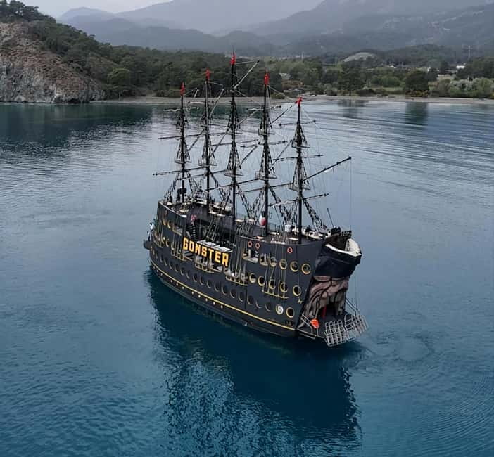 From Antalya/Kemer: All-Inclusive Party Boat with Lunch - Lovers Bay closes the sea portion